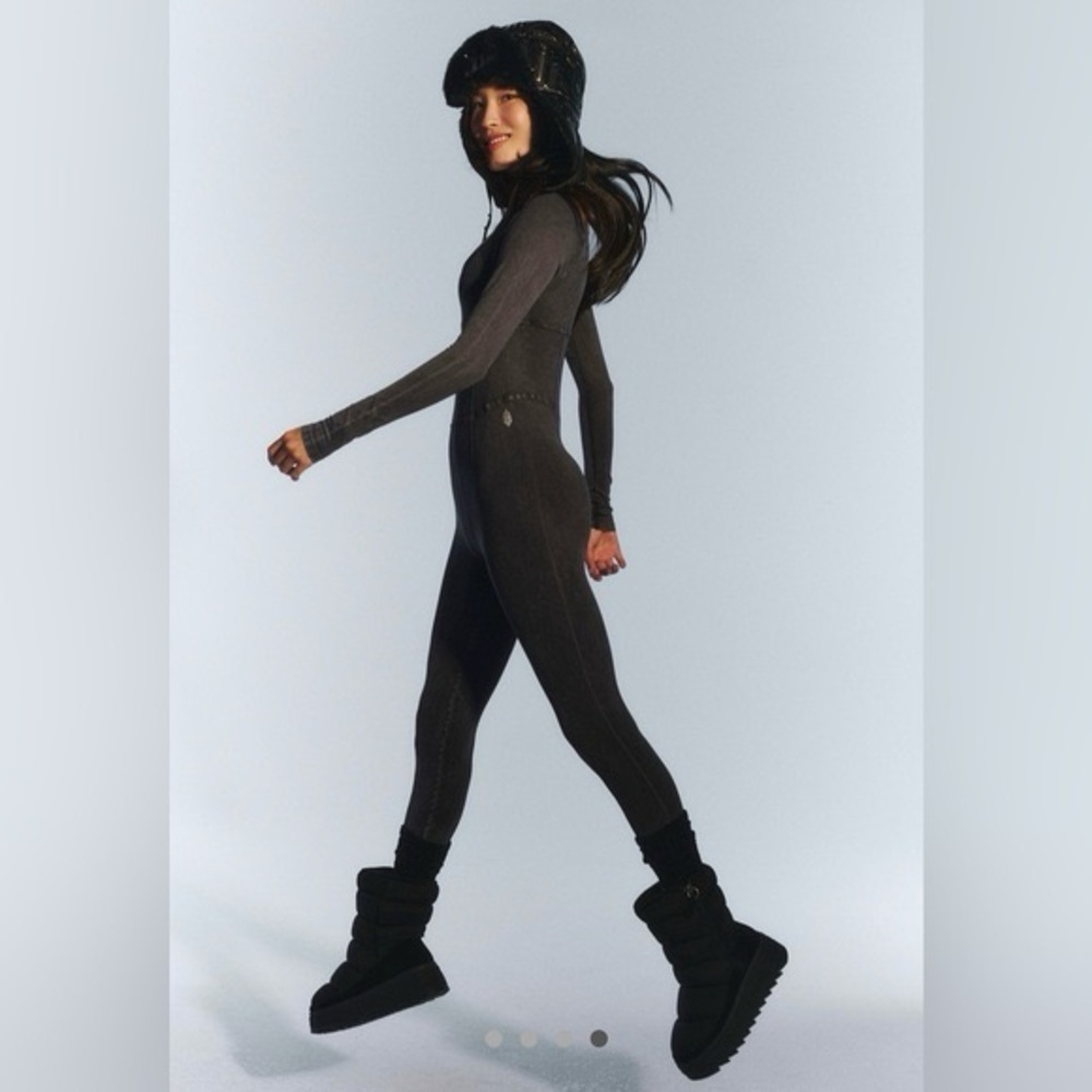 FP Movement Good Karma Corset Jumpsuit Long Sleeve